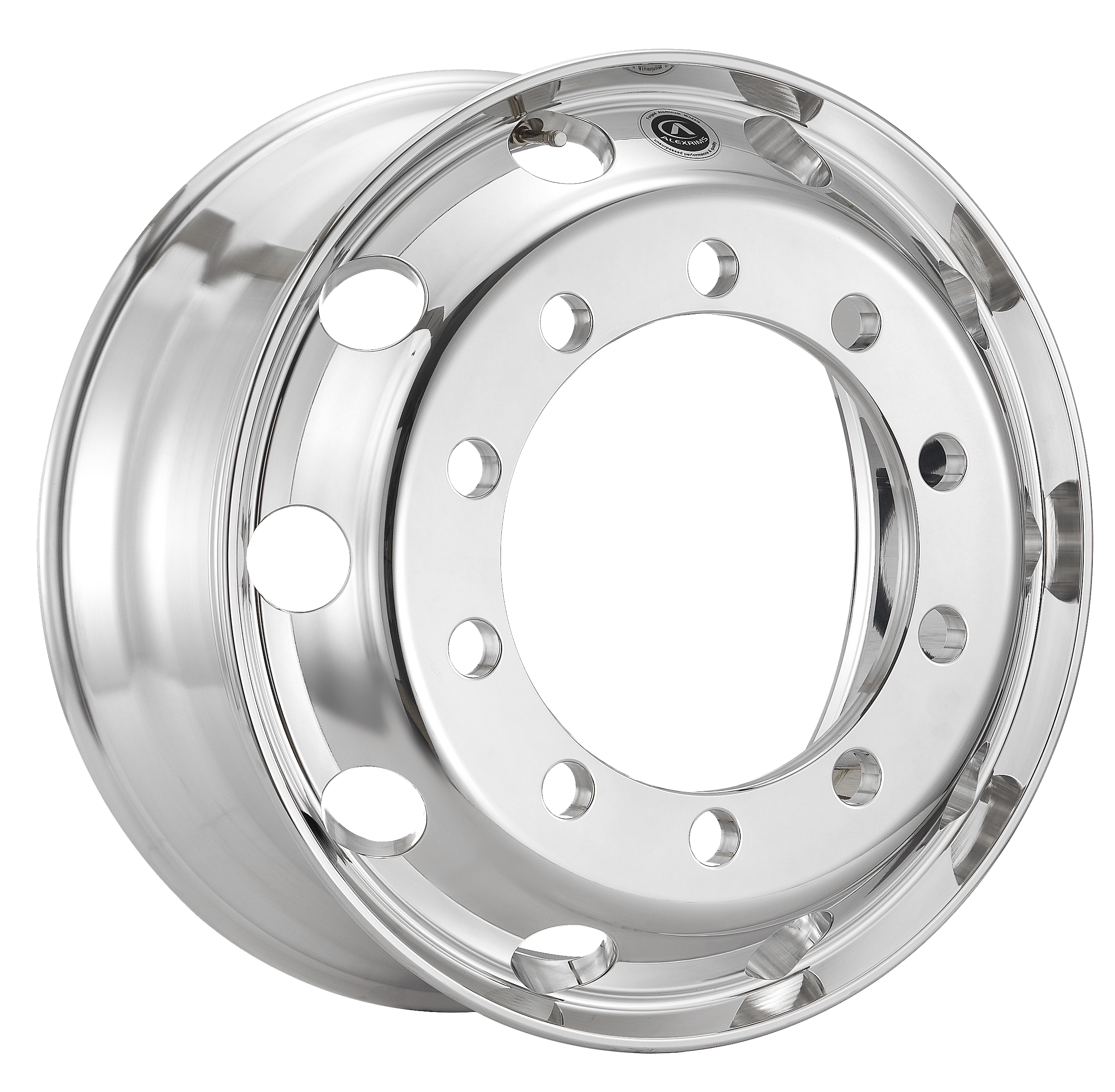 Polished Both side Felge 22,5 x 9,00 ET 153 mm 10 Bolzen &Oslash;26 mm